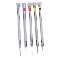 Lon 5x Screwdriver Set Eyeglasses Watch Jewelry Watchmaker Repair Precision Tool Kit