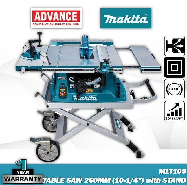 MAKITA MLT100 Table Saw With Stand 260MM (101/4") Lazada