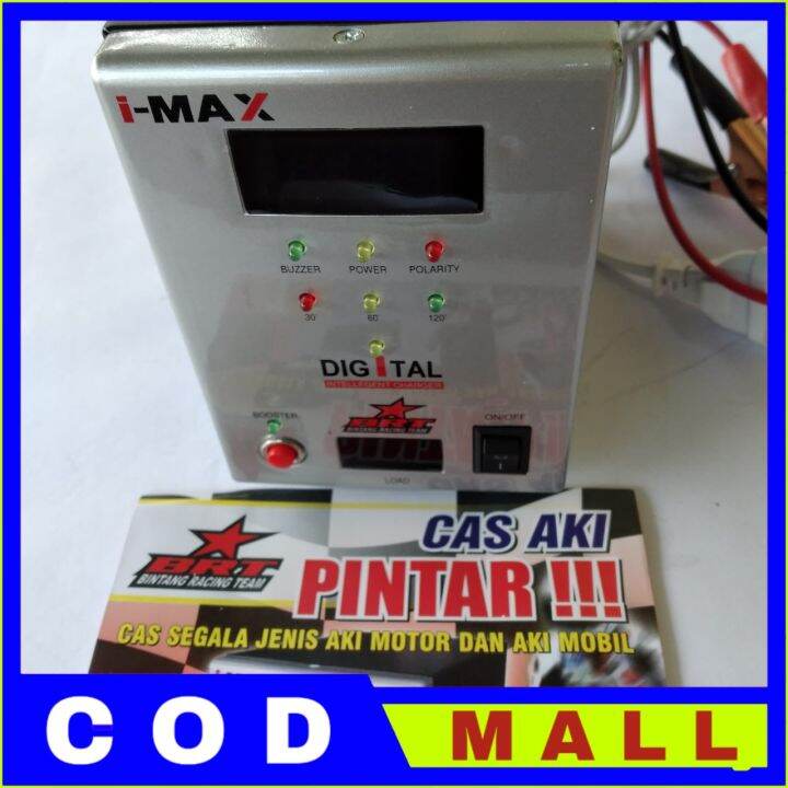 Cas Aki BRT 40 AH Charger Accu Pintar I-Max Untuk Motor dan Mobil