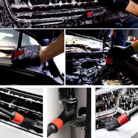 5pcs Car Detailing Brush Set Car Brushes Wash Tool Cleaning Car Wheel Brush Interior Dashboard Air Outlet Brush Car Clean Tools