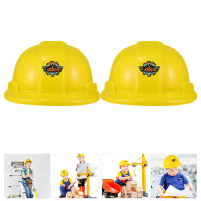 Jiogein 2Pcs Childrens Toy Toy Toddler Tool Hat Kids Construction Hat Toddler Child Clothing Party Hat