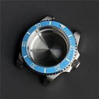 38mm 007 sub turquoise Light Blue Ceramic Watch Bezel Insert Case For Diving NH35 NH36 Movement Seiko SKX007 ring Replacement Cases Cases