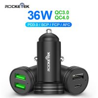 【Be worth】 SCISSORS MASTER Rocketek USB Car Charger โทรศัพท์มือถือ Quick Charge สำหรับ11 Fast PD QC 4.0 QC 3.0สำหรับ P30 SCP FCP Sumsung AFC