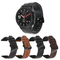 Watch Strap For Xiaomi Huami Amazfit GTR 42mm 47mm Leather Sport Bracelet For Amazfit Pace/Stratos 3 2 2S/GTR 2 2E Men Watchband Straps