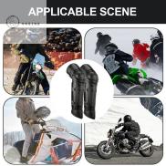 ANSINE Reflective Motorcycle Rider Knee Pad PU Thickened Plush Motorbike