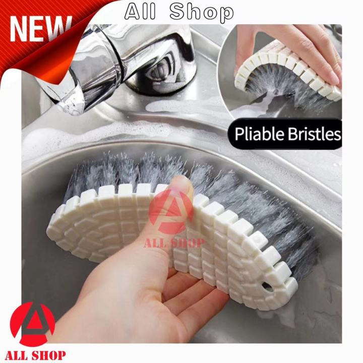 1pc Multi-functional Bendable Cleaning Brush For Faucets, Stovetops, Bathroom  Cleaning