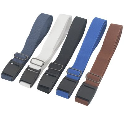 Women Invisible Belt Elastic Adjustable Belt for Jeans Mens Automatic Buckle Belt Canvas Elastic Waist Belt Waistband