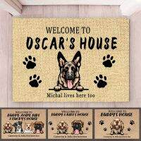 Custom Doormat Best GiftsText Name Personal Pet Dog Cat Door Carpet Welcome To Our Home Friends Gifts Mat Kitchen Rug Home Decor