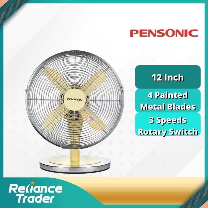 Pensonic Painted Metal Blades Table Fan Inch Pf Y Lazada