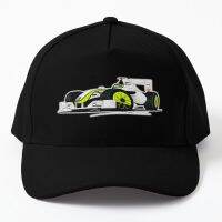 F1 2009 Brawngp Jenson Button Baseball Cap Hat Casual Casquette Summer Printed Sport Sun Mens Solid Color Women Black Spring