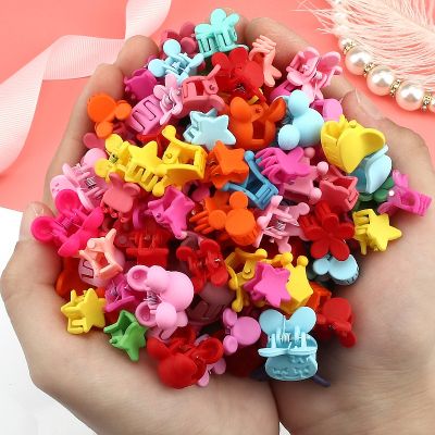 Korean Girl Small Claw Clip Hair Accessories Fashion Candy Color Mini Hair Claw Women Multi-Style Bang Clip Hair Clips Headdress