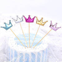 50Pcs เค้ก Topper Crown Heart Star Mickey Head วันเกิดตกแต่งผลไม้ขนมไม้จิ้มฟัน Baby Shower Wedding Party Supplieshot