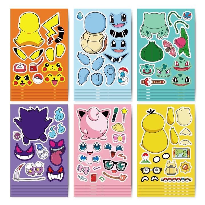 Pokemon Go Stickers: Halloween Set pikachu Bulbasaur 