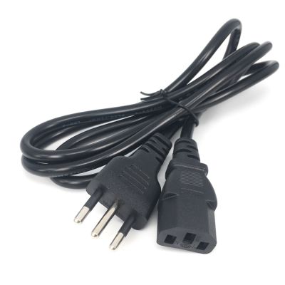 【YF】 Italy Power Cable Italian 3 Pin Plug to IEC C13 AC Extension Cord 1.5m 5ft IMQ Rated 10A 250V
