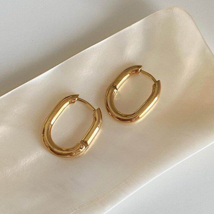 imean-store-gold-thin-sq-earring-ต่างหูงานไทเทเนี่ยมสีทอง-บริการเก็บเงินปลายทาง