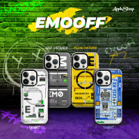 EMO OFF เคสสำหรับไอโฟน15 Pro/ 15 Pro Max เคสชาร์จไร้สาย ป้องกันตกหล่น กันกระแทก ขอบกล้องยกสูง วัสดุอย่างดี กันรอยขีดข่วน