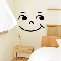 【LZ】✒ﺴ►  Smiley Face Carved PVC Wall Sticker Home Decor Wardrobe Refrigerator Cabinet Stove Art Mural Poster Self-adhesive DIY Wallpaper