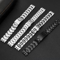 Metal Stainless Steel Strap Mens Womens Watch Chain Wristband for Swatch YGS749G YCS Yas YGS Ceramic Bracelet 17mm 19mm Blackby Hs2023