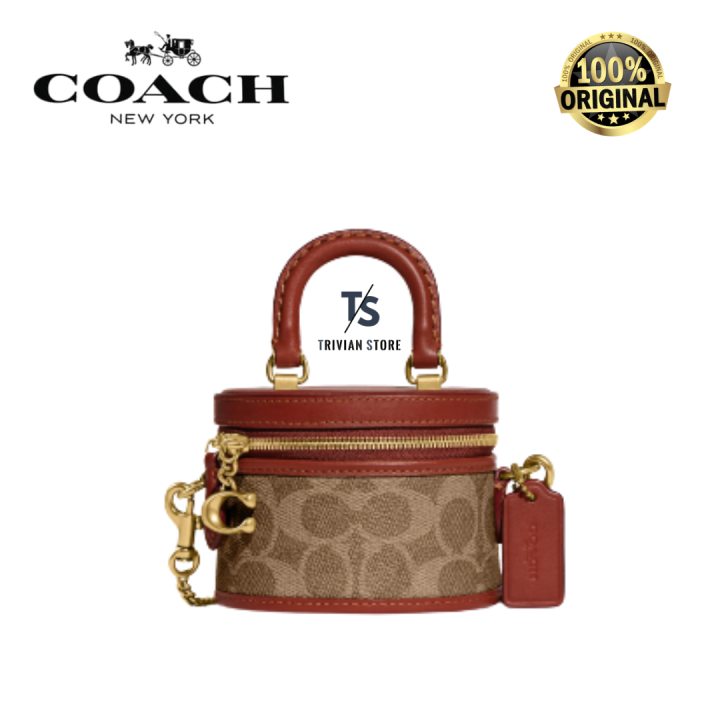 Coach Trail Crossbody 12 In Signature Canvas Lazada Indonesia