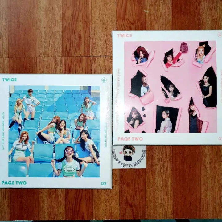 Onhand Twice Page Two Official Album Cheer Mint Pink Version P2 Torimerch Kpop Cod Lazada Ph