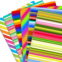 50*145cm/50*45cm Rainbow Stripe 100% Pure/Polyester Cotton/Satin/Stretch Fabric Patchwork Sewing Quilting Needlework DIY Cloth Exercise Bands