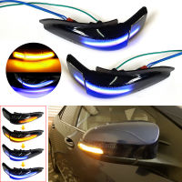 สำหรับ Toyota Corolla Camry Prius C Avalon RAV4 LED แบบไดนามิกไฟเลี้ยวด้านข้างกระจกตัวบ่งชี้ Blinker 2012 2013 2014 2015