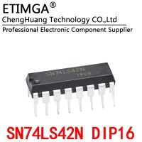 2pcs/lot SN74LS42N DIP-16 74LS42 Decimal Decoder WATTY Electronics