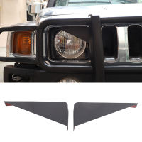 ไฟหน้ารถ Bezels Cover Angry Eyes สไตล์ Trim Baffle สำหรับ Hummer H3 2005 2006 2007 2008 2009 Auto อุปกรณ์เสริมภายนอก