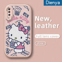 Dienya เคสโทรศัพท์ปลอกสำหรับ Samsung ลาย A70s A70 A71 4G A72 4G A72 5G A73 5G น่ารักลายการ์ตูน Hello Kitty Cat น่ารักดีไซน์ใหม่หนังนิ่มเคสป้องกันกล้องคลุมทั้งหมดเคสสีกันกระแทกขอบนิ่ม