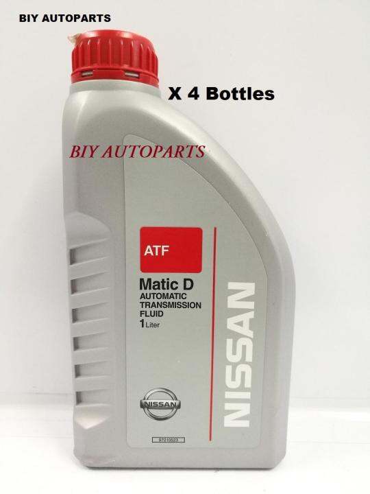 Nissan Matic D Automatic Transmission Fluid Atf 1l X 4 Bottle Lazada