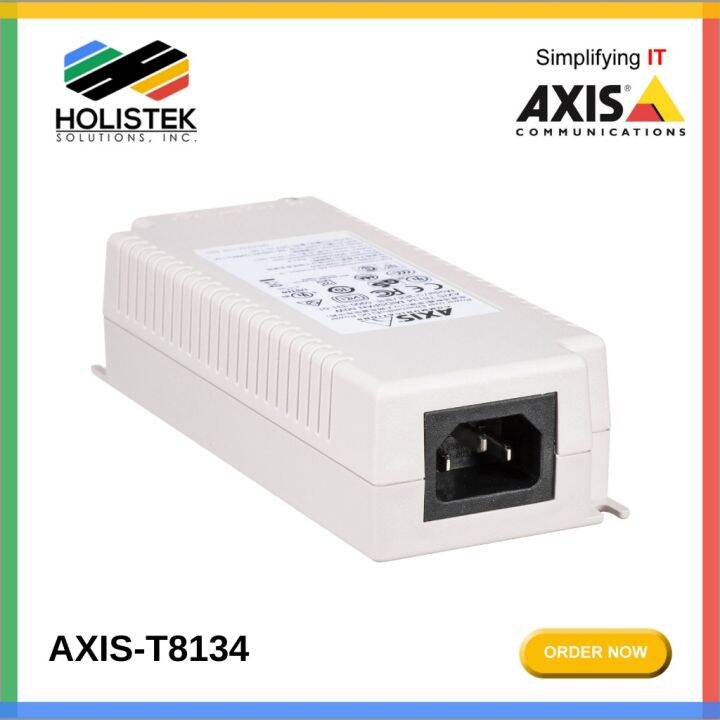 AXIS T8134 Midspan 60W High PoE 1 Port Midspan (PN: 5900-334 ...