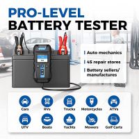 Topdon BT300P Car Battery Tester With Printer 12V Car Battery Tester With Printer Battery Load Test For Motorcycle Auto Charger