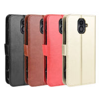 เคส G04แบบกระเป๋าสตางค์สำหรับ Kyocera Torque เคสฝาพับอัจฉริยะมีขาตั้งฝาพับปกหนังกันกระแทกกันการสูญหาย Capa สำหรับ G04 Kyocera Torque