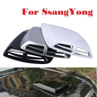 Auto Wind Intake Scoop Mesh Turbo Bonnet Vent Cover Hood For Ssangyong Actyon Chairman Korando Kyron Musso Nomad Rexton Tivoli