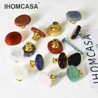 IHOMCASA Chakra Reiki Crystals Knob Natural Stone Cabinet Wardrobe Shoe Door Drawer Knobs Gift Jewelry Box Decoration Handles Door Hardware Locks