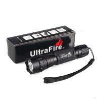 100UltraFire WF-501B tactical flashlight T6L2V6 LED flashlight Campfire 18650 battery 15 mode lantern LED lampe torch