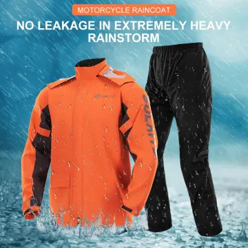 SULAITE Motorcycle Raincoat Suit Men Outdoor Waterproof Rainwear Shoes  Cover Ultrathin Rain Coat Cycling Fishing Climbing Jacket