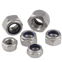 DIN985 316 Stainless Steel Anti-loose Nut Anti-skid Screw Cap M3 M4 M5 M6 M8 M10 M12 -M20