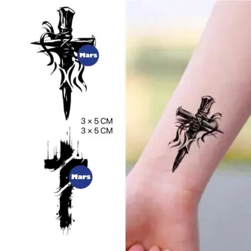 Temporary Cross Tattoos  WannaBeInkcom
