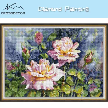 Full Square 5D Diamond Painting New 2023 Dreamy Rose Castle Cross Stitch  Diamond Mosaic Embroidery Painting