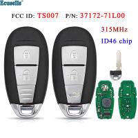 Oibwye Kunci Remote Mobil อัจฉริยะกระดุม2/3 315MHz ชิป PCF7952/ID46สำหรับ Suzuki รูปร่าง Swift SX4 VITARA FCCID: TS007 P/n: 37172-71L00