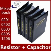 Capacitor Resistor Mixed book 0201 0402 0603 0805 1206 1% FR-07 SMD SMT Chip Assortment Kit 170 Values 0R-10M Sample Book