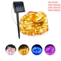 Christmas Lights Outdoor Garland 8 Modes Outdoor Solar String Fairy Lights 20M 30M LED Christmas Decorations for Home Outdoor