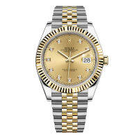 【Free shipping】GenuineRolex Orologio Datejust 41 di : acciaio Oystersteel e oro giallo – M126333- 0012 stainless steel case Mens Watch 41mm Luxury Brand Mechanical Watch Luminous marke【comes with original packaging】