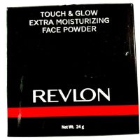 #แป้งฝุ่น 24 / 43 g. Revlon Touch &amp; Glow Extra Moisturizing Face Powder  แป้งฝุ่น เนื้อโปร่งแสงเนียนละเอียด บางเบา เกลี่ยง่าย ดูดซับความมันบนใบหน้า ดูที่ตัวเลือก