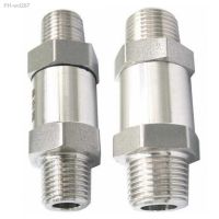 1/8 1/4 1/2 NPT BSPT Male 304 Stainless Steel Non-return Check Valve Water Gas Oil 64 Bar