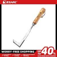 EZAEC Crack Weeder Crevice Weeding Tool สแตนเลสคู่มือ Weeder Beech Handle Lawn Yard Gardening Tool☝