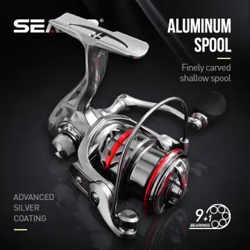 Seasir DH Ultra Smooth Aluminum Alloy Spool Spinning Fishing Reel