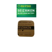 ถ่านนาฬิกา ถ่านกระดุม Seizaiken SR1120SW (381) Battery 1.55V (Seiko) ถ่านไซโก้ Made in JAPAN แพคกิ้งเม็ดเดี่ยว