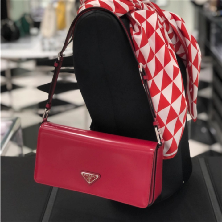 Prada Red Handbags